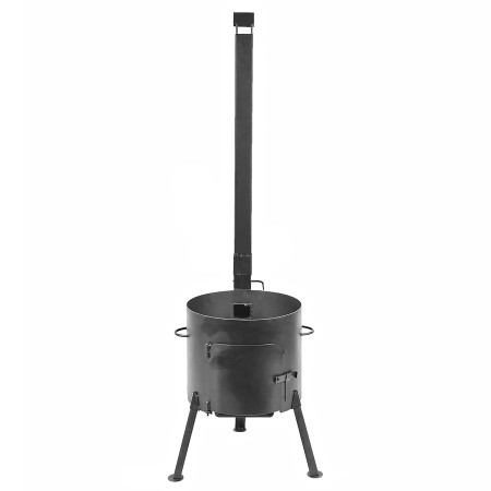 Stove with a diameter of 440 mm with a pipe for a cauldron of 18-22 liters в Ярославле