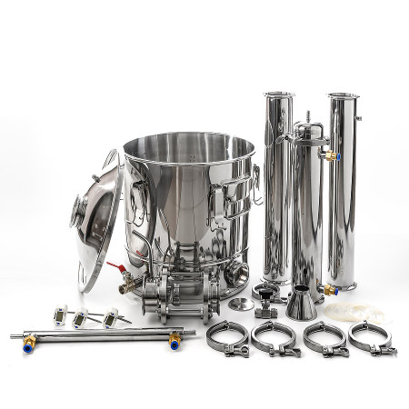 Packed distillation column 30/350/t with CLAMP 3 inches в Ярославле