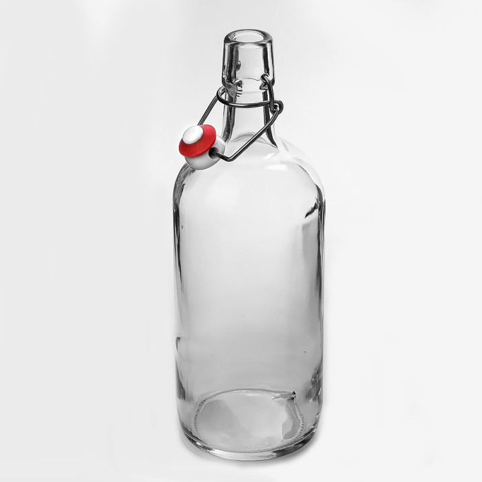 Бутылка бесцветная бугельная 1 литр в Ярославле